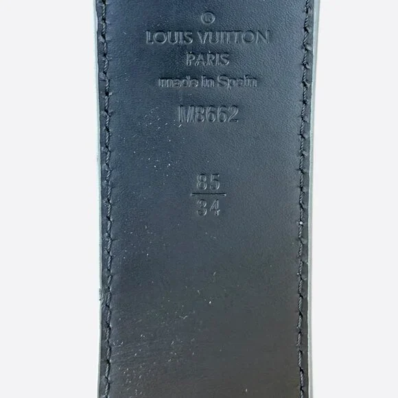 Louis Vuitton Grey Taurillon Monogram Reversible Belt - Picture 3 of 3